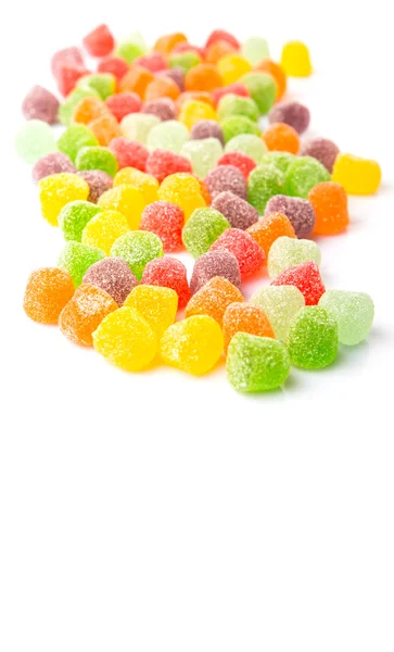 Bunte Mischung Zuckergelee Bonbons — Stockfoto