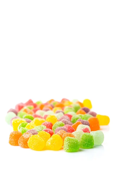 Bunte Mischung Zuckergelee Bonbons — Stockfoto