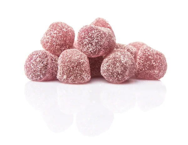Dulces caramelos de gelatina morada — Foto de Stock