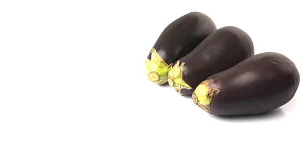 Schwarz gehäutete Aubergine — Stockfoto