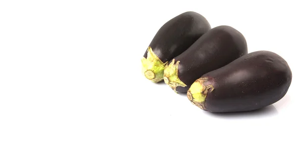 Svart skal aubergine — Stockfoto