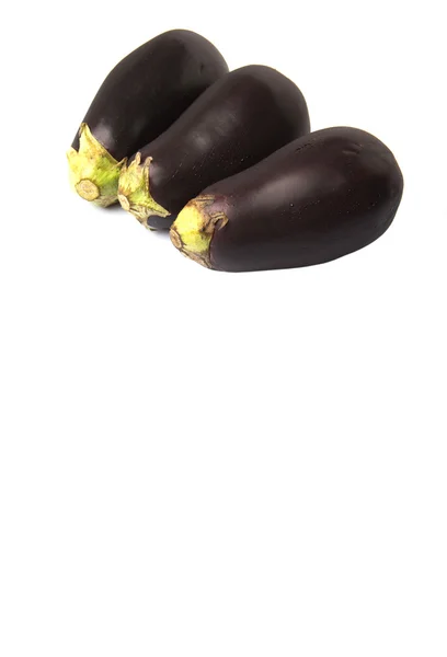 Svart skal aubergine — Stockfoto