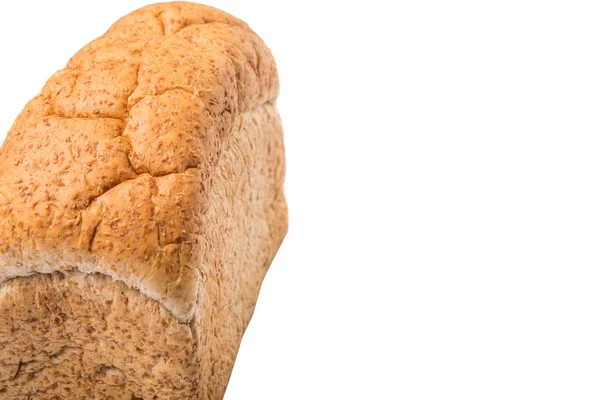 Ένα Καρβέλι Ψωμί Πάνω Από Λευκό Φόντο — Φωτογραφία Αρχείου