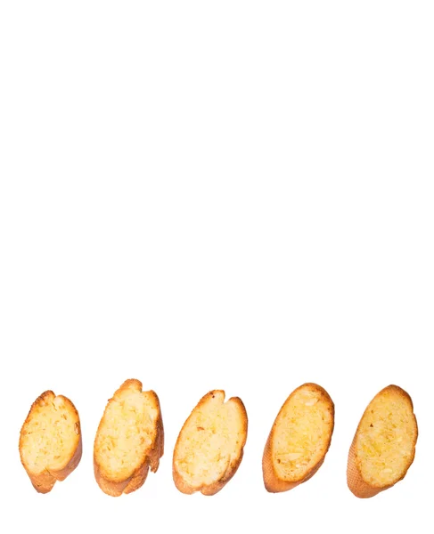 自制大蒜面包的法国面包 — 图库照片