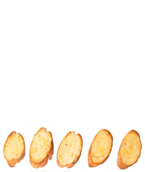 Hembakat vitlöksbröd av fransk Baguette — Stockfoto