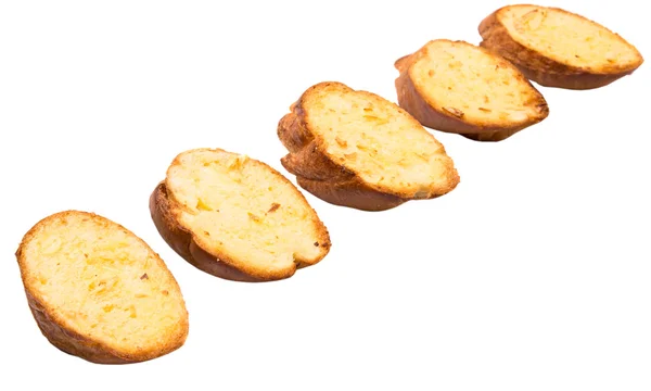 Zelfgemaakte knoflook brood van Frans stokbrood — Stockfoto