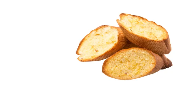 Hembakat vitlöksbröd av fransk Baguette — Stockfoto