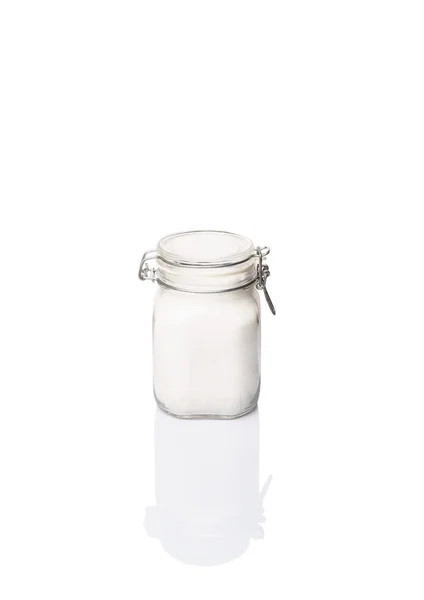 Κρυσταλλική Ζάχαρη Βάζο Γυάλινο Δοχείο — Φωτογραφία Αρχείου