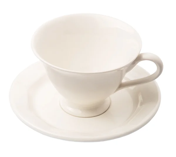 Seramik tabak ve çay fincanı — Stok fotoğraf