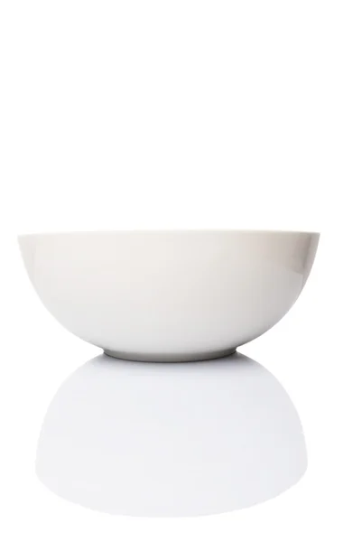 빈 흰색 샐러드 그릇 — 스톡 사진