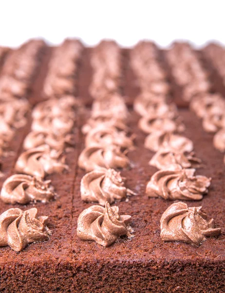 Chocolade blad taart — Stockfoto