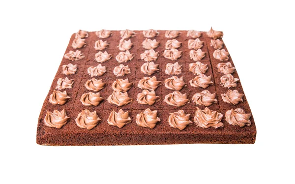 Chocolade blad taart — Stockfoto