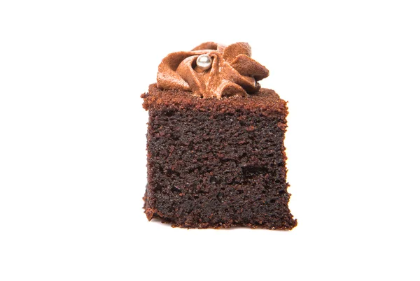 Bite wielkości ciasto czekoladowe — Zdjęcie stockowe