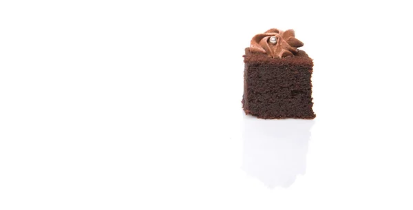 Gâteau au chocolat mordant — Photo