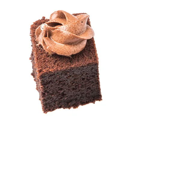Bite wielkości ciasto czekoladowe — Zdjęcie stockowe
