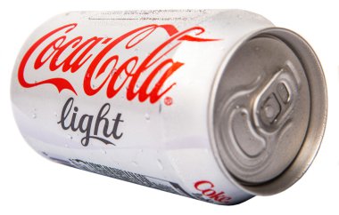 Bir kutu Coca Cola Light.