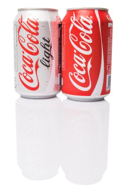 Düzenli Coca Cola ve Coca Cola Light