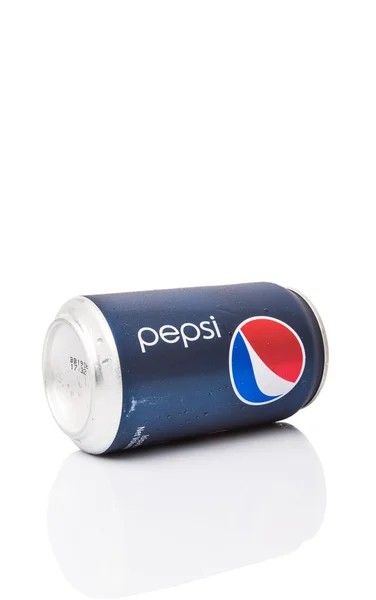 Een Blikje Frisdrank Pepsi — Stockfoto