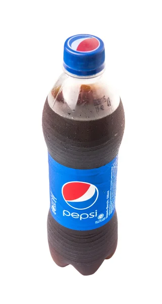 Бутылка Безалкогольного Напитка Pepsi — стоковое фото