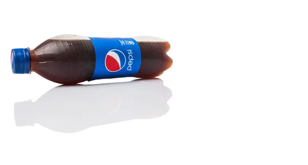 Пляшка Безалкогольних Напоїв Pepsi — стокове фото