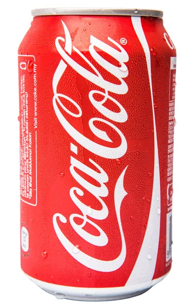 Una Lattina Coca Cola Analcolica — Foto Stock