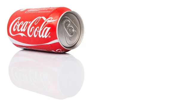 Een Blikje Frisdrank Coca Cola — Stockfoto