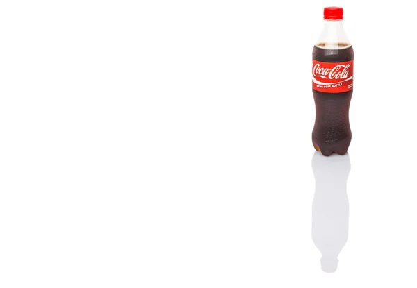 Uma Garrafa Refrigerantes Coca Cola — Fotografia de Stock