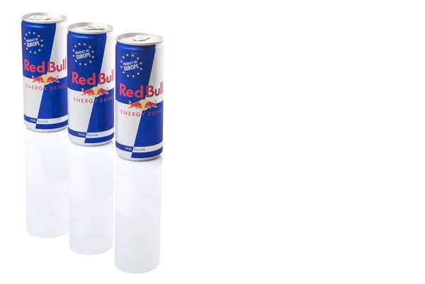 Red bull enerji içeceği — Stok fotoğraf