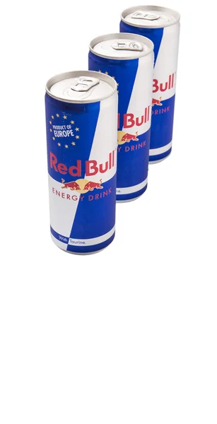 Энергетический напиток Red Bull — стоковое фото