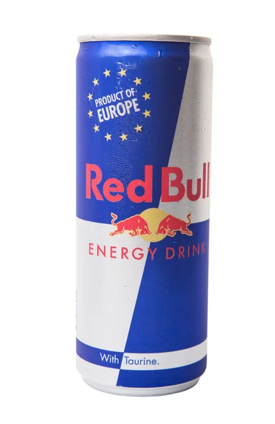 Rode stier energiedrank — Stockfoto