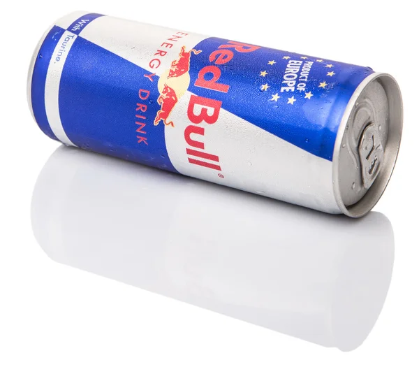 Napój energetyczny Red bull — Zdjęcie stockowe