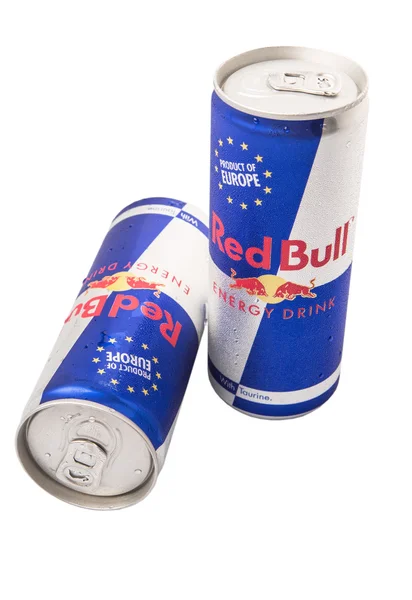 Red bull enerji içeceği — Stok fotoğraf