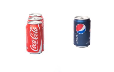 Pepsi ve Coca Cola Cola savaşları lakaplı kavramı görüntü
