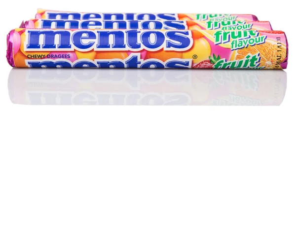 Mentos fruchtige Bonbons — Stockfoto