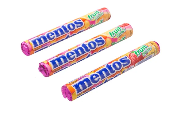 Mentos meyveli şekerleme — Stok fotoğraf