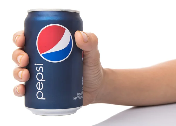 Holding Pepsi Drink — Stock Photo, Image