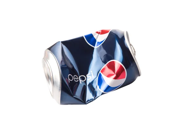 Zmačkaný Pepsi Can — Stock fotografie