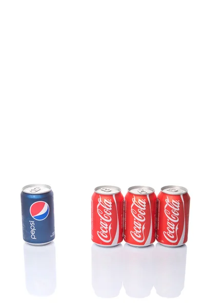 Pepsi e coca-cola — Fotografia de Stock