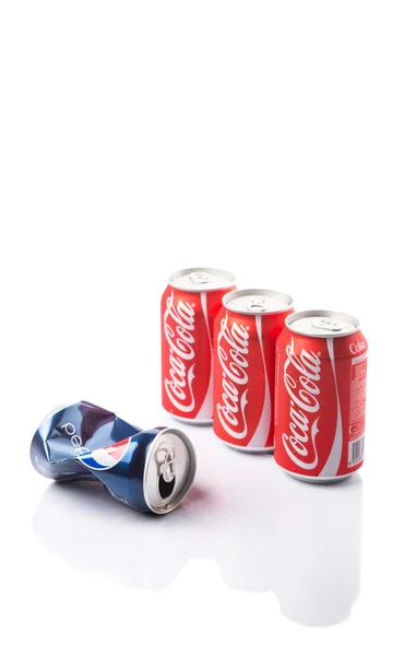 Pepsi and Coca Cola — Stock Photo, Image