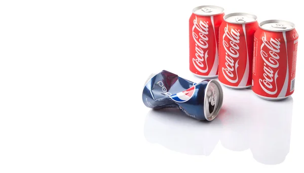 Pepsi und Coca Cola — Stockfoto