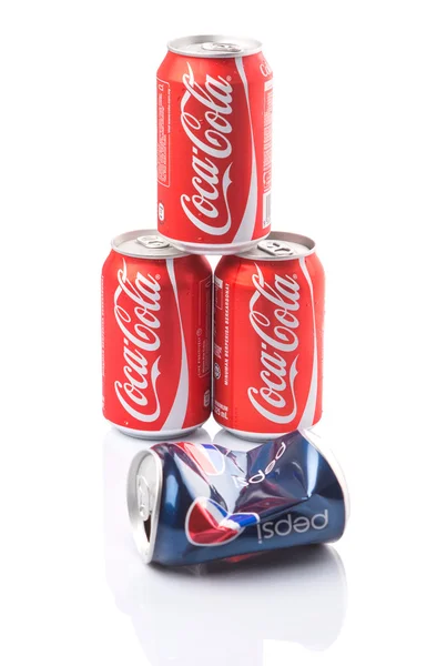 Pepsi and Coca Cola — Stock Photo, Image