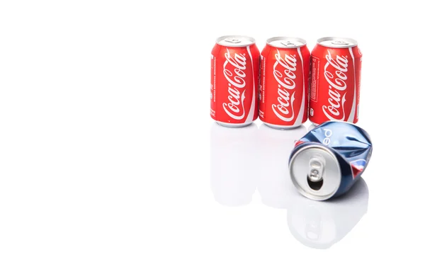 Pepsi a Coca Cola — Stock fotografie