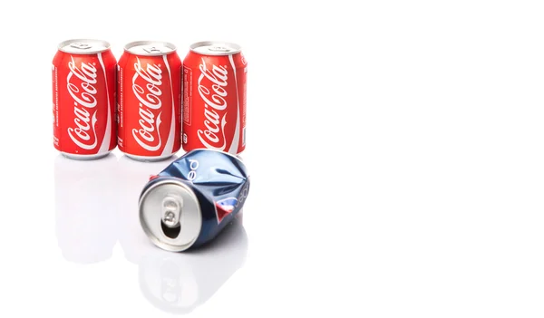 Pepsi and Coca Cola — Stock Photo, Image