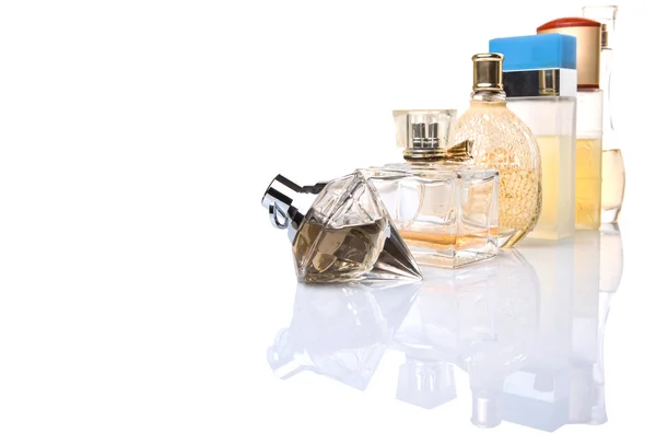 Variety Of Perfume Bottles — Stock Photo, Image