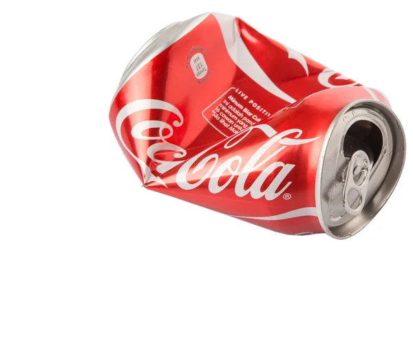 Kuala Lumpur Malezya Ocak 2015 Buruşuk Coca Cola Olabilir Coca — Stok fotoğraf