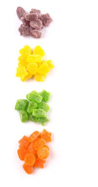 Renkli karışımı şeker Jelly şeker