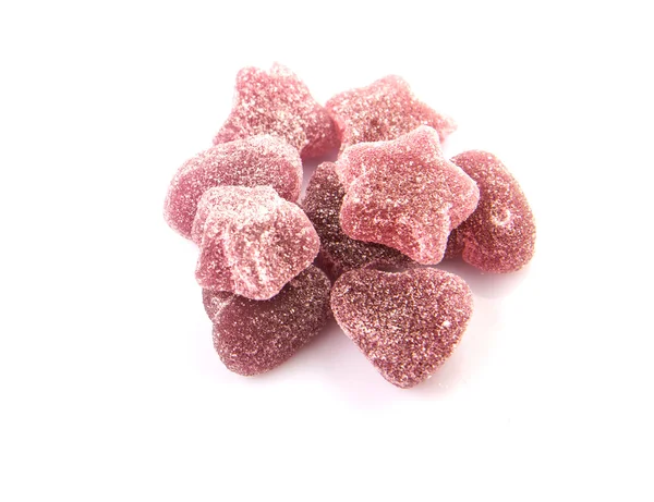 Dulces caramelos de gelatina morada — Foto de Stock