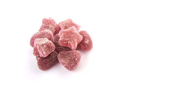 Süße lila Gelee-Bonbons — Stockfoto