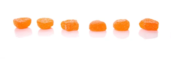 Süße Orangengelee Bonbons — Stockfoto