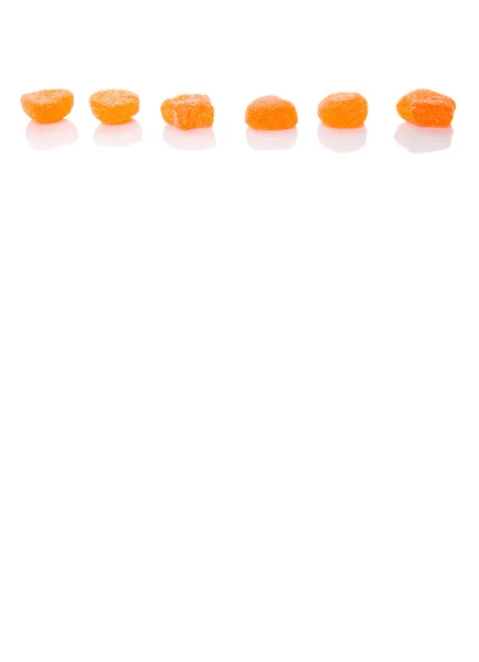 Süße Orangengelee Bonbons — Stockfoto